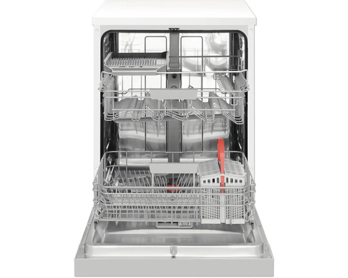 Open vaatwasser met vaatwaskorven