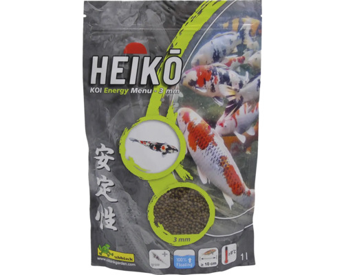 HEIKO Koi Energy Menu Vijvervoer 3 mm 1000 ml Heiko Koi Energy Menu visvoer, 3 mm