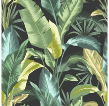 Behang met tropisch plantenpatroon