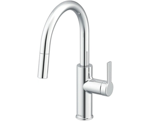 Keukenkraan met hoge uitloop en hendel