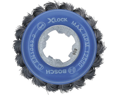 Draadborstel met X-Lock opname voor haakse slijper