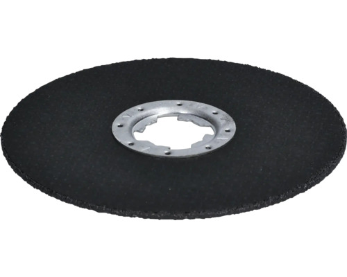 Schuurschijf met metalen inzetstuk voor haakse slijper