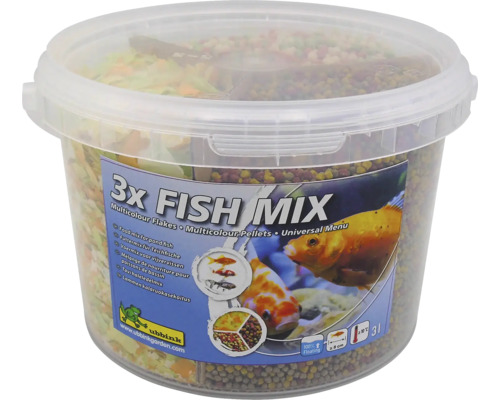 FISH MIX Vissenvoer 3 soorten multi colour 3 L