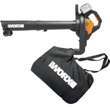 Accu bladzuiger met opvangzak van Worx