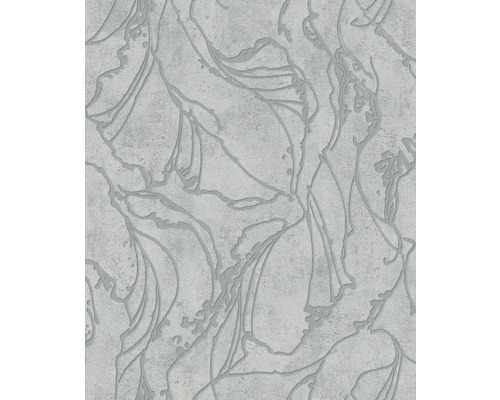 MARBURG Vliesbehang 34254 City Glow abstract grijs zilver Behang met abstract bloemmotief