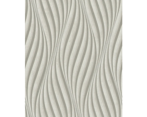 MARBURG Vliesbehang 34259 City Glow beige goud Behang met driedimensionaal golfpatroon