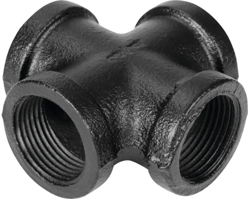 WALTECO Rusticline kruisstuk 3/4'' zwart