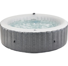 Opblaasbare ronde whirlpool gevuld met water
