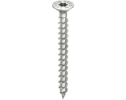 HECO Topix-Plus Universele schroef 5,0x35 mm platverzonken kop met freesholtes Torx T20 voldraad RVS A2, 200 stuks