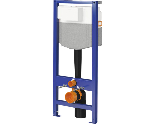 Inbouwreservoir voor wandcloset met spoelreservoir en bevestigingsframe