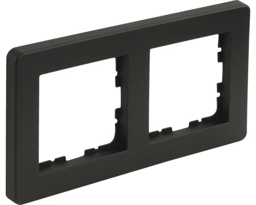 Dubbel frame voor schakelaars en stopcontacten