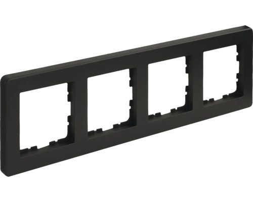 Vierdubbel frame voor schakelaars en stopcontacten