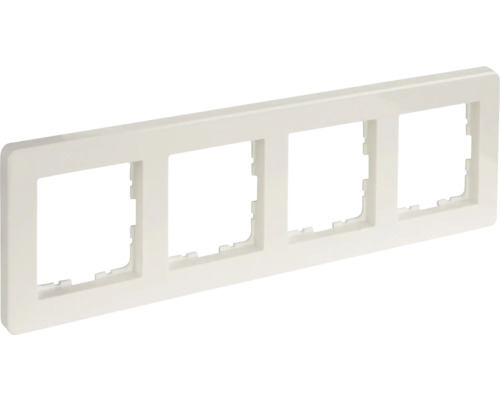 Vierdubbel frame voor schakelaars en stopcontacten
