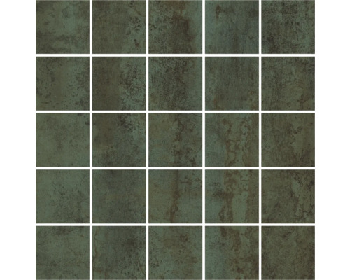 MIRAVA Mozaïek Glasgow turkoois 30 x 30 x 0,7 cm Tegelpatroon met vierkante keramische tegels
