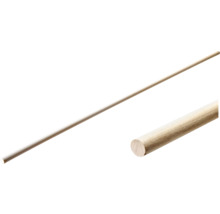 Houten ronde staaf van onbehandeld hout