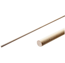 Houten ronde staaf in detail