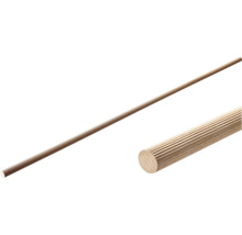 Geribbelde houten ronde staaf