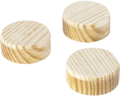 WOLFCRAFT Houten conische lamello Ø 25 mm, 20 stuks Drie houten deuvels