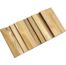 Houten paneel met driedimensionaal design voor wandbekleding