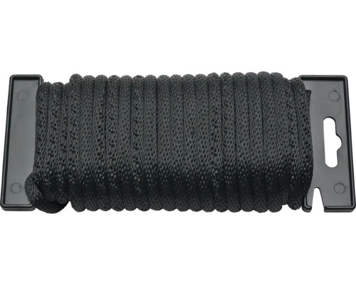 Zwart nylon koord op rol