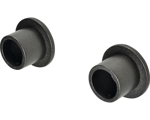 INTENSIONS Wandsteun Chic Metall in de dag antraciet 20 mm Twee buisdragers voor wandmontage
