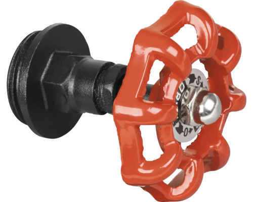 WALTECO Rusticline afsluitventiel zwart