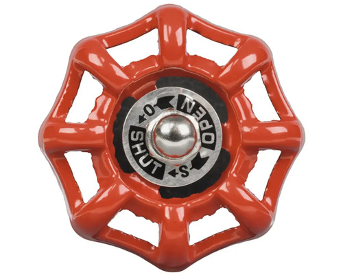 Afsluiter met open en gesloten symbool