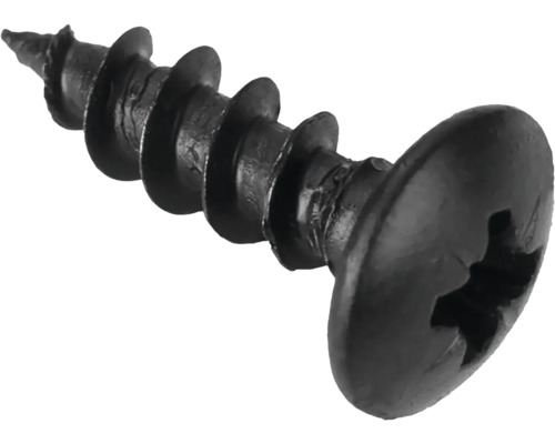 WALTECO Schroeven 5x16mm zwart, 6 stuks