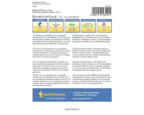 Bloemzaadmengsel voor eenjarige en meerjarige bloemen