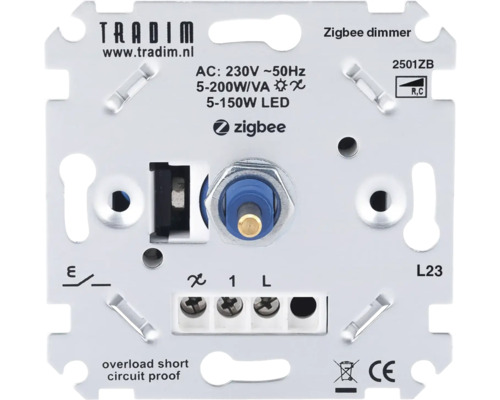 TRADIM Zigbee LED dimmer 2501ZB 5-150 W (R,C)