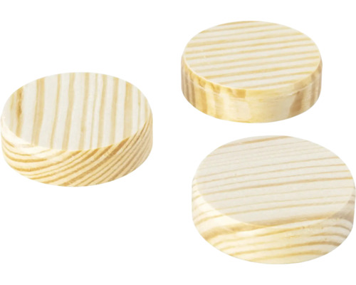 WOLFCRAFT Houten conische lamello Ø 40 mm, 8 stuks Houten afdekdop van sparren, grenen of zilverspar