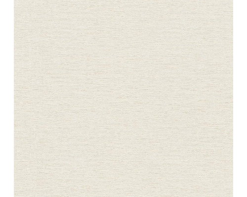 A.S. CRÉATION Vliesbehang 39351-1 Famous Garden effen crème Lichtkleurig textielbehang met fijne structuur
