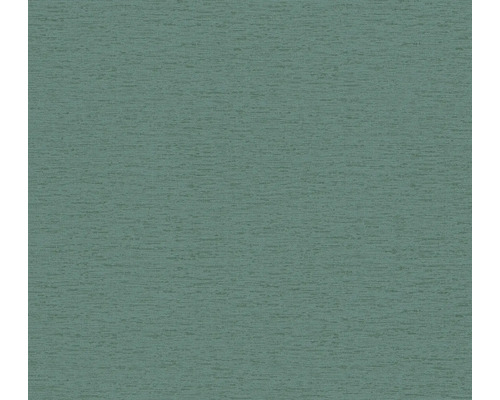 A.S. CRÉATION Vliesbehang 39351-2 Famous Garden effen petrol Textielbehang met fijne structuur