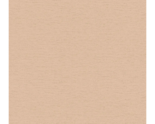 A.S. CRÉATION Vliesbehang 39351-7 Famous Garden effen zalmroze Textielbehang met fijne structuur