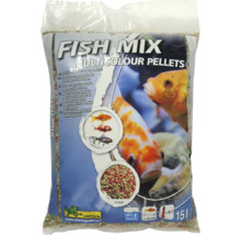 UBBINK Fish Mix Vijvervoer multicolour pellets 4 mm 15 L