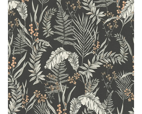 A.S. CRÉATION Vliesbehang 39434-1 bladeren jungle bloemen natuur Behang met plantenmotief
