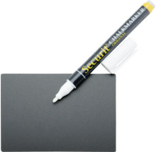 Krijtstift met zwart oppervlak