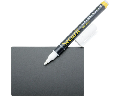 Krijtstift met zwart oppervlak