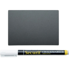 Leisteen bord met witte krijtstift