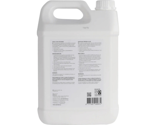 Terras- en spiritusbeschermer in een witte container