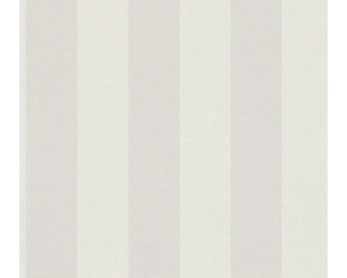 A.S. CRÉATION Vliesbehang 38665-3 Natural Living strepen grijs Behang met gestreept patroon