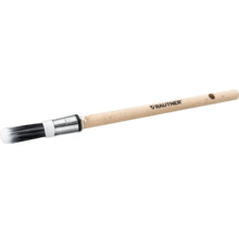 Ronde kwast met houten handvat en haren