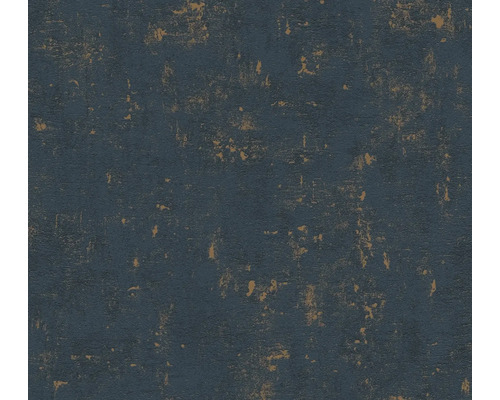 A.S. CRÉATION Vliesbehang 3951-39 Jade 2 pleisteroptiek donkerblauw Behang met pleisterpatroon in een donkere kleur