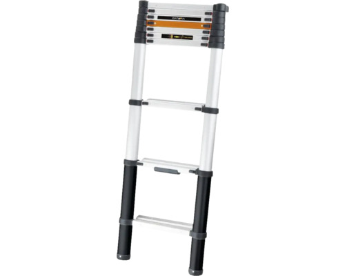 Uitgeschoven aluminium telescopische ladder