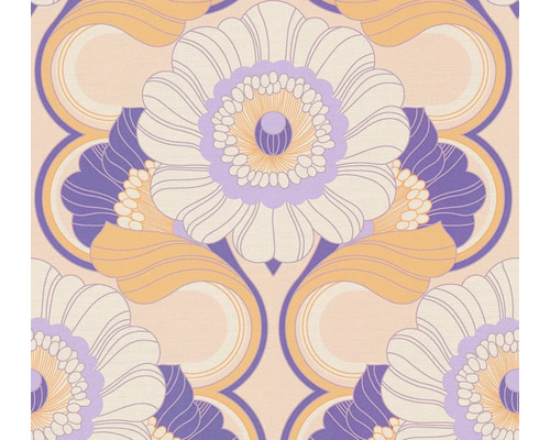 A.S. CRÉATION Vliesbehang 39530-3 Retro Chic bloemen oranje