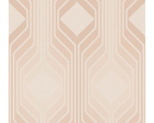 A.S. CRÉATION Vliesbehang 39532-5 Retro Chic beige Behang met geometrisch patroon