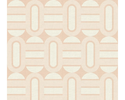 A.S. CRÉATION Vliesbehang 39536-5 Retro Chic beige Behang met geometrische vormen