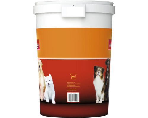 Emmer met hondenvoer, 40 liter
