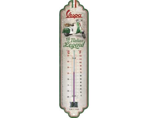 NOSTALGIC-ART Thermometer Vespa Italian 6,5x28 cm