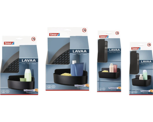 Tesa Lavaa doucheplanken in verschillende maten in productverpakking